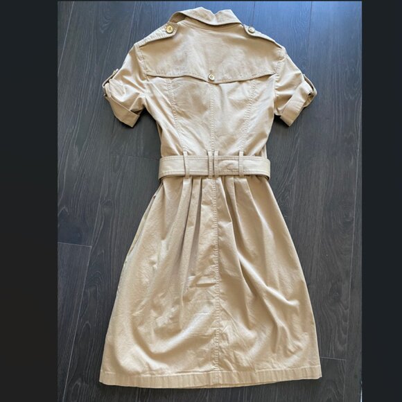 Burberry Tan Midi Dress - Picture 2 of 2